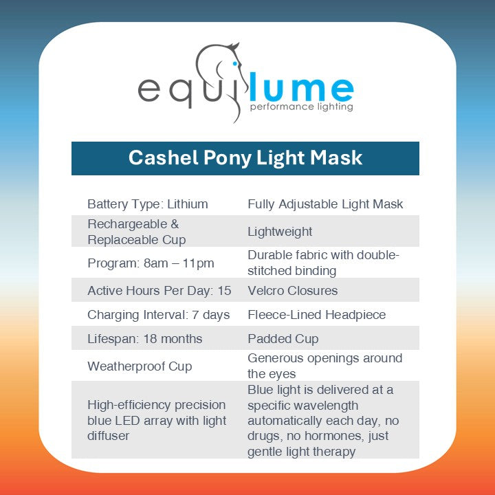 Cashel Light Mask - Pony